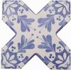 Керамогранит Cross Dec. Stencil Electric Blue