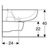 Биде подвесное Geberit Smyle Square - 4