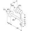 Смеситель для раковины Kludi Nova Fonte Pura настенный