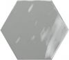 Hex Grey Glossy 15x17.3