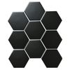 Hexagon big Black Matt