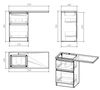 Тумба под раковину Grossman Марсал 60 - 8