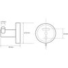 Крючок для ванной Bemeta Sablo