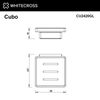 Мыльница Whitecross Cubo подвесная, золото