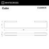 Полотенцедержатель Whitecross Cubo 450 мм, хром