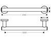 Поручень для ванной Hansgrohe Logis Universal