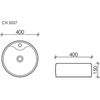 Раковина накладная Ceramica Nova Element - 7
