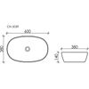 Раковина накладная Ceramica Nova Element - 6