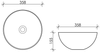 Раковина накладная Ceramica Nova Element - 9