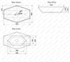 Раковина накладная Melana - 6