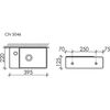 Раковина подвесная Ceramica Nova Element Белая Глянцевая - 5