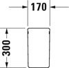 Полупьедестал Duravit P3 Comfort 0858370000