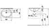 Раковина встраиваемая Laufen Pro B