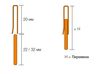 Профиль-клин Schluter Systems ShowerProfile-RA EB