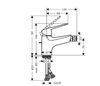 Смеситель для биде Hansgrohe Novus Loop
