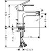 Смеситель для биде Hansgrohe Rebris