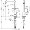 Смеситель для кухни Hansgrohe Focus - 2