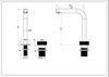 Смеситель для раковины Boheme Tech - 6