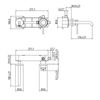 Смеситель для раковины Gattoni Circle Two 9135