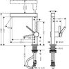 Смеситель для раковины Hansgrohe Finoris - 7