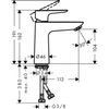 Смеситель для раковины Hansgrohe Talis E - 5