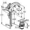 Смеситель для раковины Kludi Adlon - 7