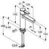 Смеситель для раковины Kludi Zenta - 4
