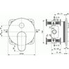 Смеситель для ванны с душем Ideal Standard Cerafine Model O