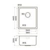 Кухонная мойка Omoikiri Tadzava 38-U/I-IN ULTRA 15 нержавеющая сталь