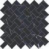 Intrecci Calacatta Black Nat 30x30