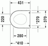 Сиденье Duravit Darling New