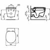 Унитаз подвесной Ideal Standard Connect - 5