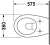 Унитаз подвесной Duravit Duraplus