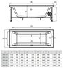 Акриловая ванна Noken Minimal XL