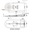 Верхний душ Remer Round Line