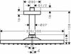 Верхний душ Hansgrohe Raindance Е Air 1jet 300